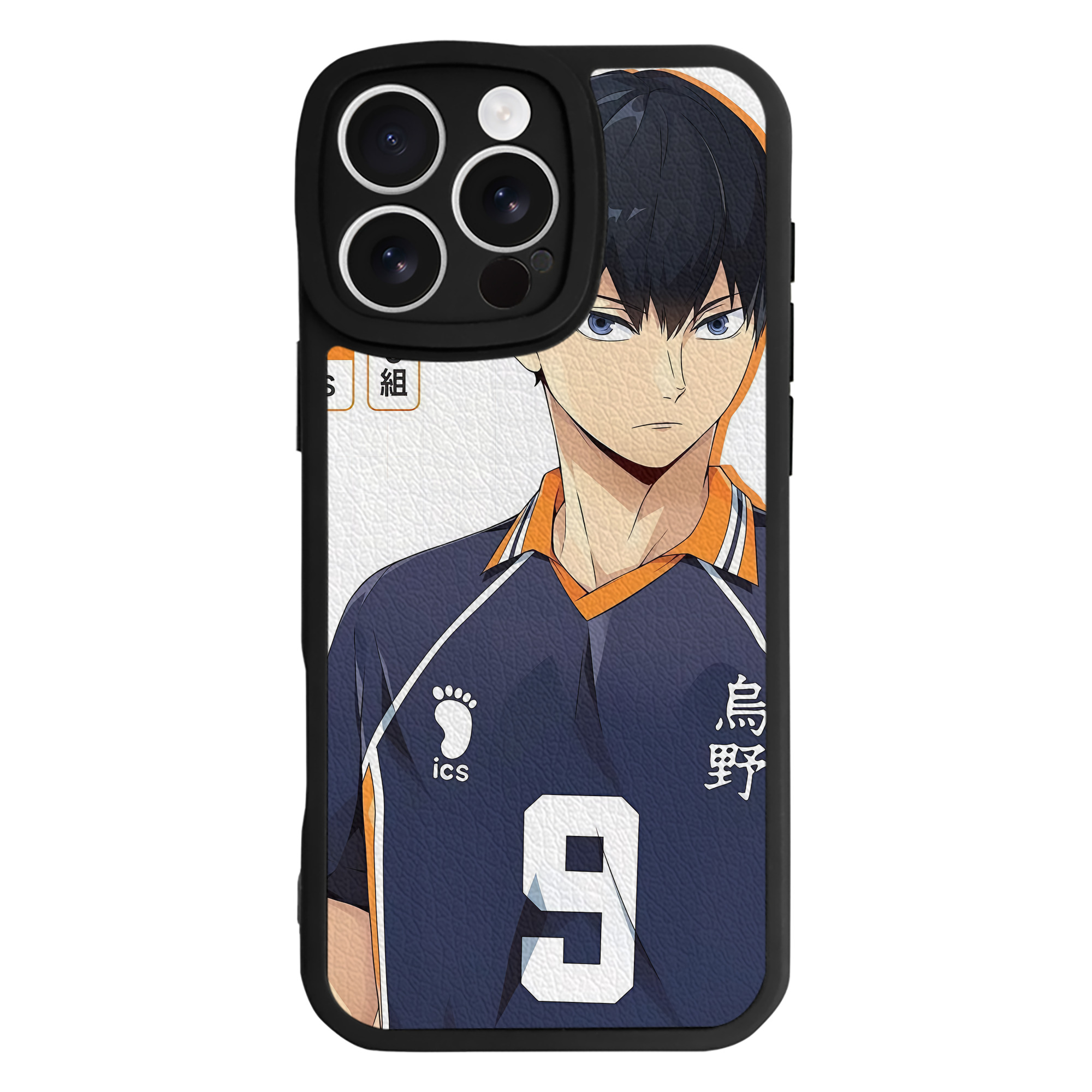 （画像用） ハイキュー!! Haikyu!! 【iPhone 16シリーズ対応】シリコンスマホケース（レザー調） 材質：シリコン